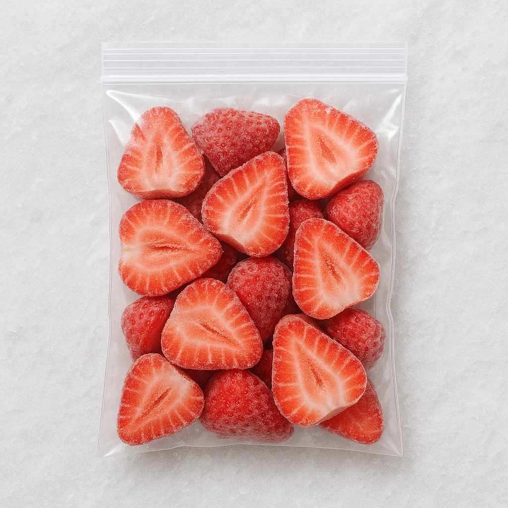 Frozen Strawberry Slices