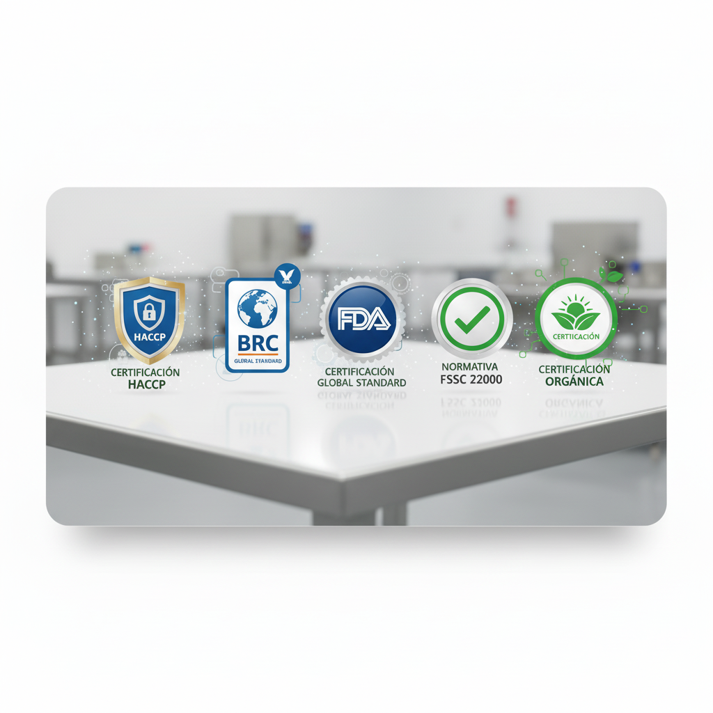 Quality certifications