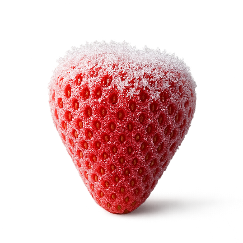 Frozen strawberries for export